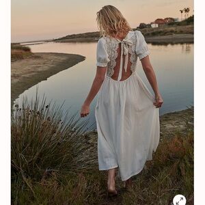 Free People all you need is Lace dress white